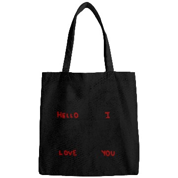 Discover Hello I Love You cat Bags