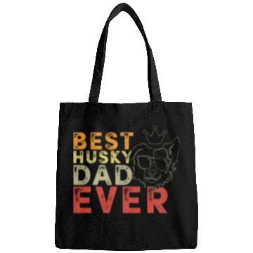 Discover Best Husky dad ever Bags