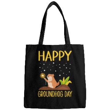 Discover Happy Groundhog Day Bags