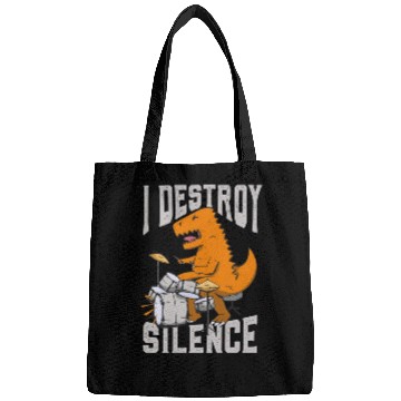 Discover I Destroy Silence Drummer Band Music Beat Drum Bags