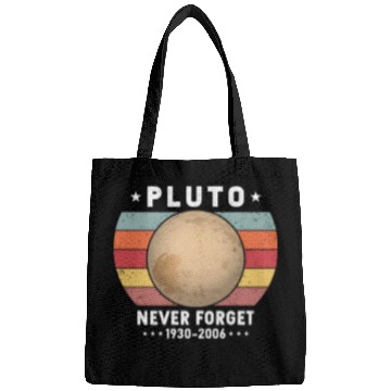 Discover Pluto Never Forget 1930-2006 Bags