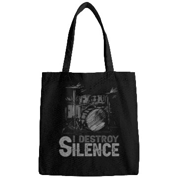 Discover I Destroy Silence Drummer Band Music Beat Drum Bags