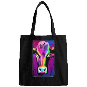 Discover Illustration, Cattle, digital painting Bags