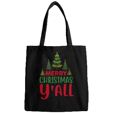Discover Merry Christmas Y all Bags