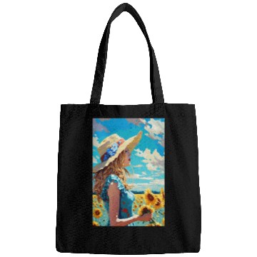 Discover Sunflower girl summer Bags