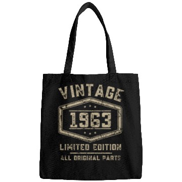 Discover 60 Years Vintage 1963 Retro 60th Birthday Bags