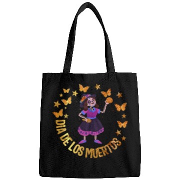 Discover Dia De Los Muertos Bags, Girl Sugar Skeleton