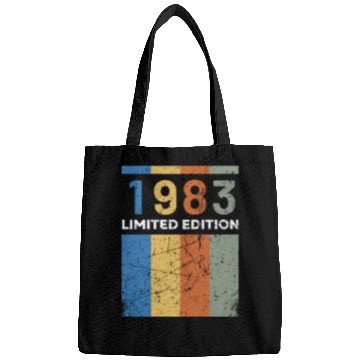 Discover 40 Years Vintage 1983 Retro 40th Birthday Bags
