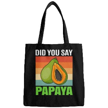 Discover Did You Say Papaya Bags