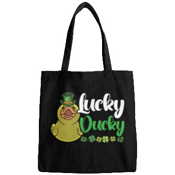 Discover Lucky Ducky Duck Shamrock St. Patricks Day Irish Bags