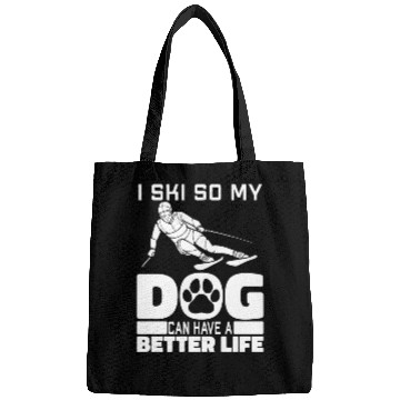 Discover Skiing Skier Dog Bags