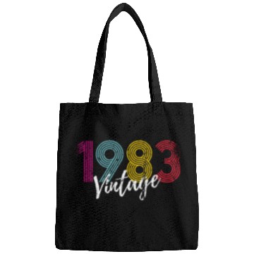 Discover 40 Years Vintage 1983 Retro 40th Birthday Bags