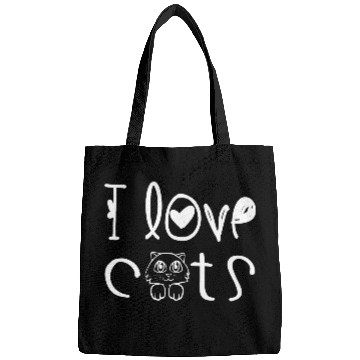Discover I love cats Bags