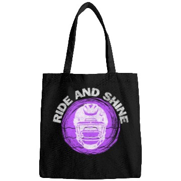 Discover Ride And Shine American Football Men Women Vintage Bags