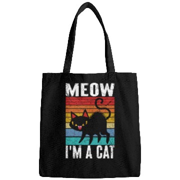 Discover Meow I'm a cat Bags