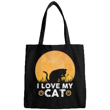 Discover I love my cat Bags
