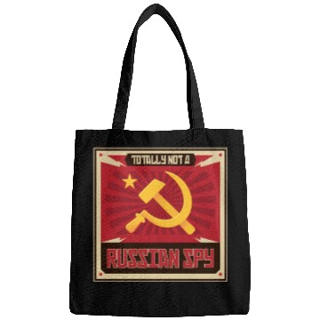 Discover Funny Russian Spy USSR Soviet Union Russia Hammer Bags