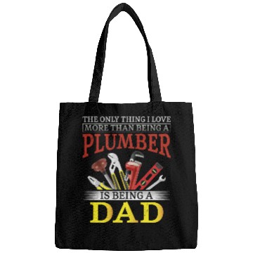 Discover Plumbing Plumber Dad Vintage The Bags