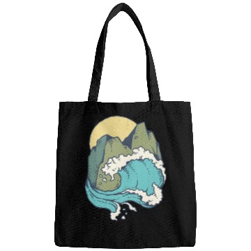 Discover sun mountain and sea Bags