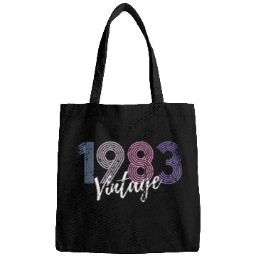 Discover 40 Years Vintage 1983 Retro 40th Birthday Bags