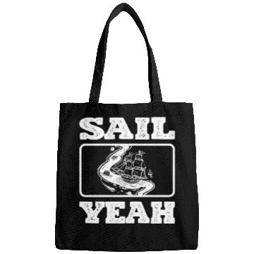 Discover Sail Yeah Ocean Boating Nautical Sailing Sailor Bags