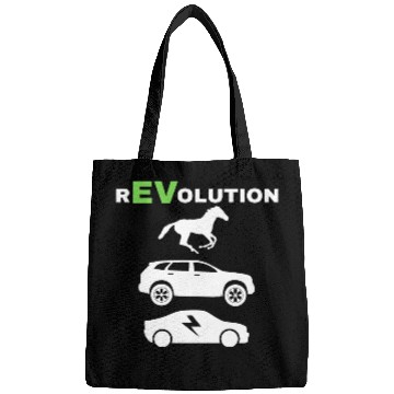 Discover EV rEVolution with GREEN EV Text Horse SUV EV VERT Bags