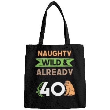 Discover Gift 40 years birthday women Ape Monkey Bags