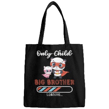 Discover Big brother super hero panda cat Bags