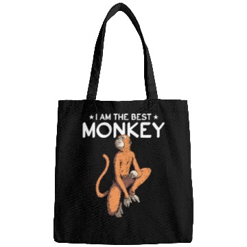 Discover Chimpanzee Monkey Orangutan Monkey - I Am The Best Bags
