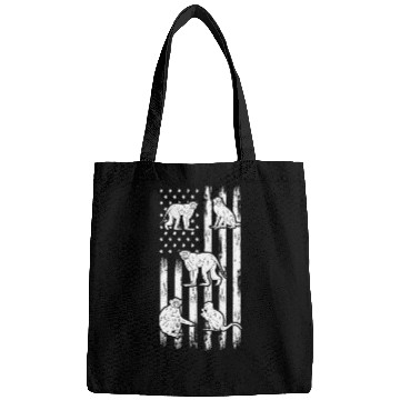Discover Monkey American Flag Monkey Chimpanzee Orangutan M Bags