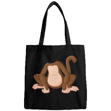 Discover Funny Monkey Chimpanzee - Funny Orangutan Monkey Bags