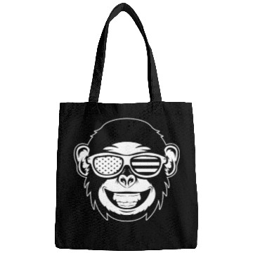 Discover Chimpanzee Orangutan Monkey Head Monkey Bags