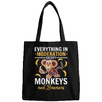 Discover Orangutan Monkey Chimpanzee Monkey Lover - Funny M Bags