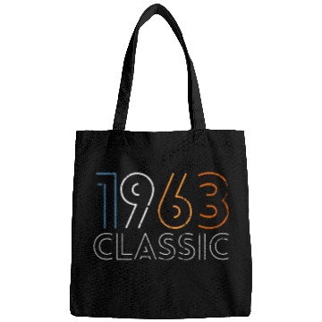 Discover 60 Years Vintage 1963 Retro 60th Birthday Bags