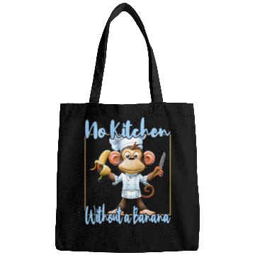 Discover Banana Vibes kitchen monkey Bags