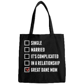 Discover Great Dane Mom Check Mark Bags