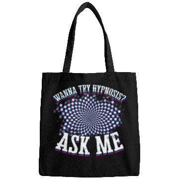 Discover Wanna Try Hypnosis Psychology Sleep Hypnotist Bags