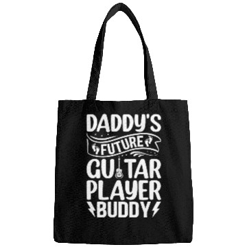 Discover Newborn Guitarist - Daddy's Future Guitar Player B Bags