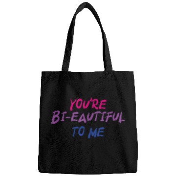 Discover You're Bi-Eautiful To Me Bisexual Pride Bags