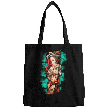 Discover Pirate Pin-Up Tattoo Style Bags