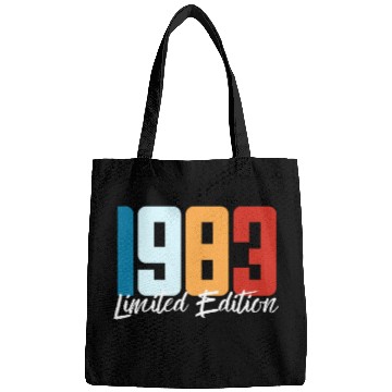 Discover 40 Years Vintage 1983 Retro 40th Birthday Bags