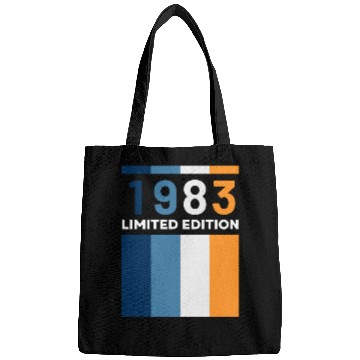 Discover 40 Years Vintage 1983 Retro 40th Birthday Bags