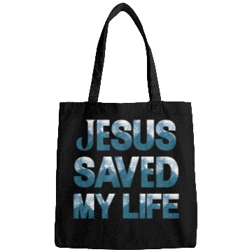Discover Jesus Saved My Life Bags