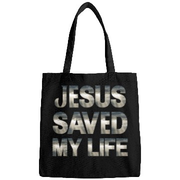 Discover Jesus Saved My Life Bags
