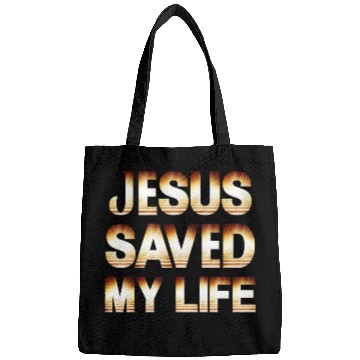 Discover Jesus Saved My Life Bags