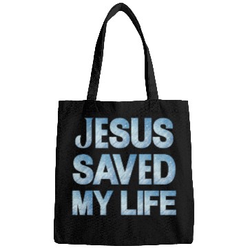 Discover Jesus Saved My Life Bags