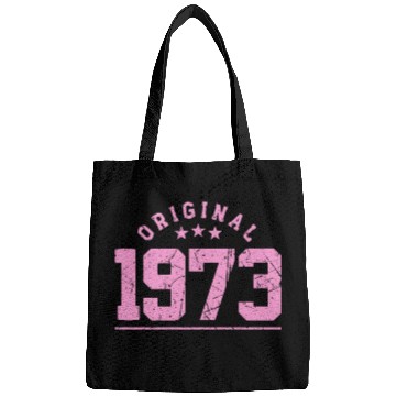 Discover 50 Years Vintage 1973 Retro 50th Birthday Bags