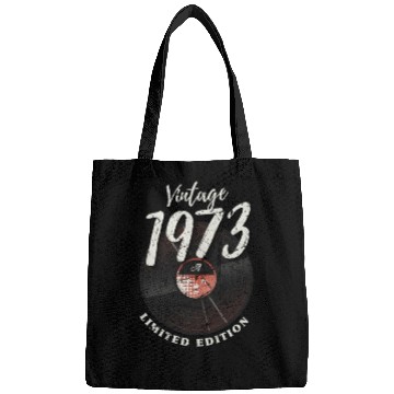 Discover 50 Years Vintage 1973 Retro 50th Birthday Bags