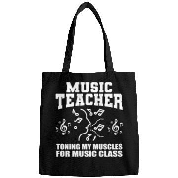 Discover Music Teacher music nout Bags