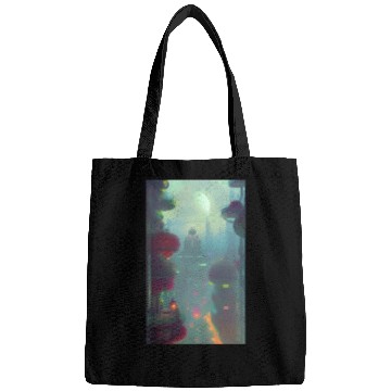 Discover Neon Nights, Futuristic Lights Bags